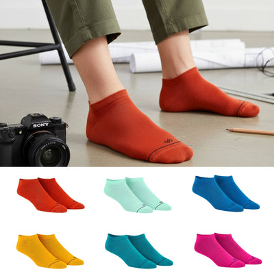 Unisex Low Ankle Length Socks - Pack of 6 Pairs