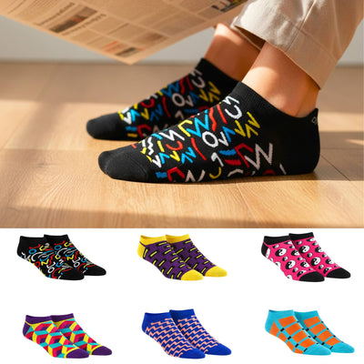 Unisex Low Ankle Length Socks - Pack of 6 Pairs