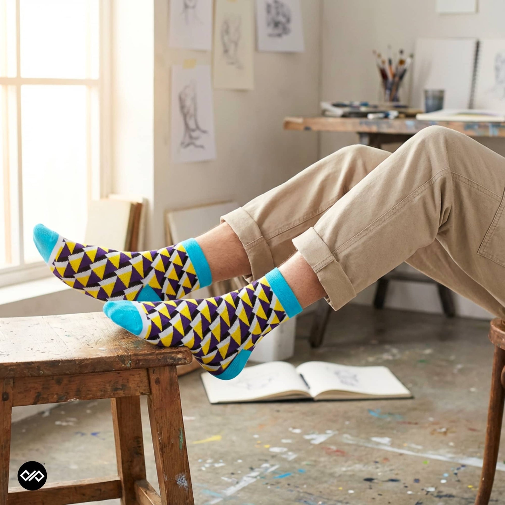Dynamocks Prism Ankle Length Socks for men and women