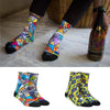 Dynamocks Art Bomb + Tribal Ankle Length socks for Men and Women.