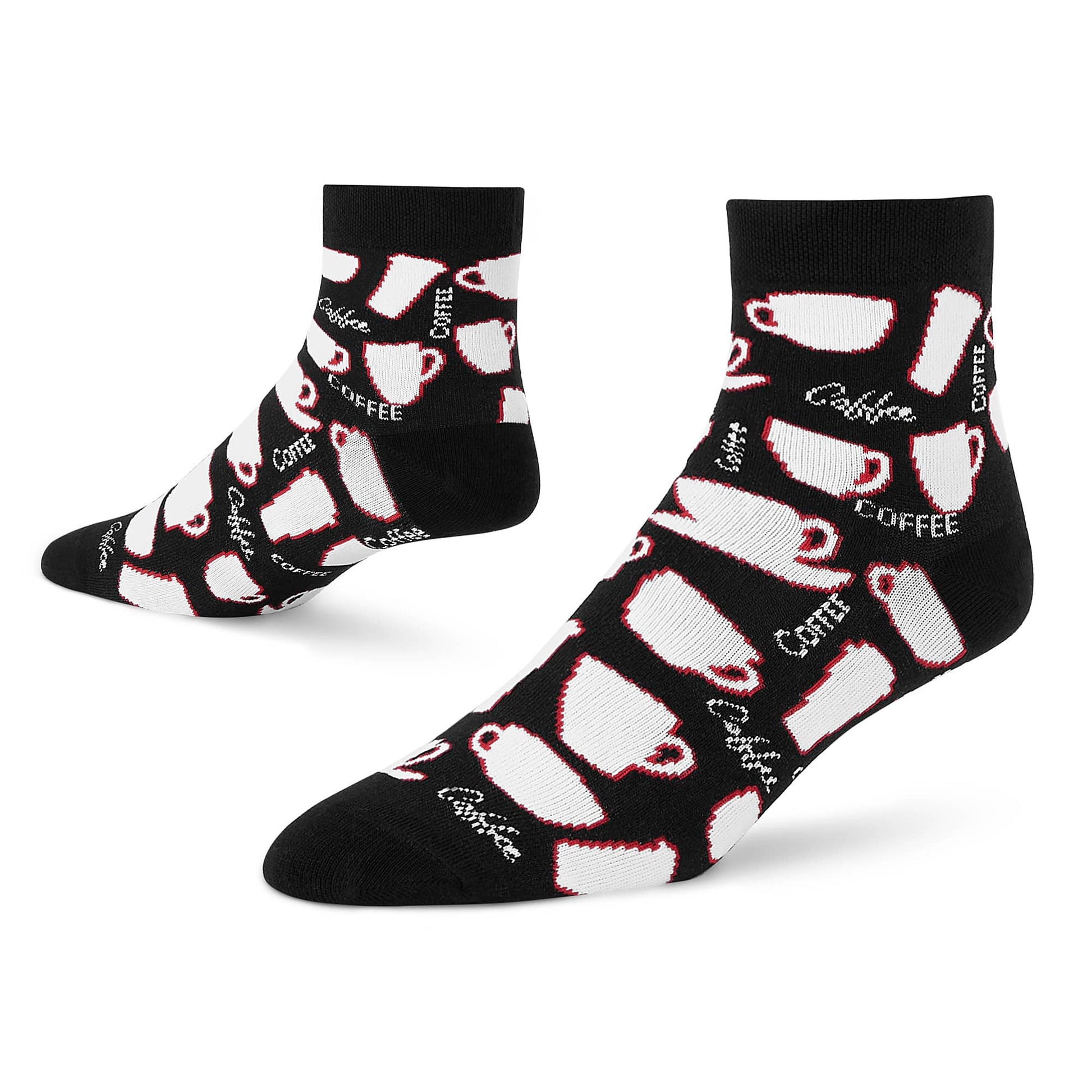 Dynamocks Black Coffee Ankle length socks for men and women.