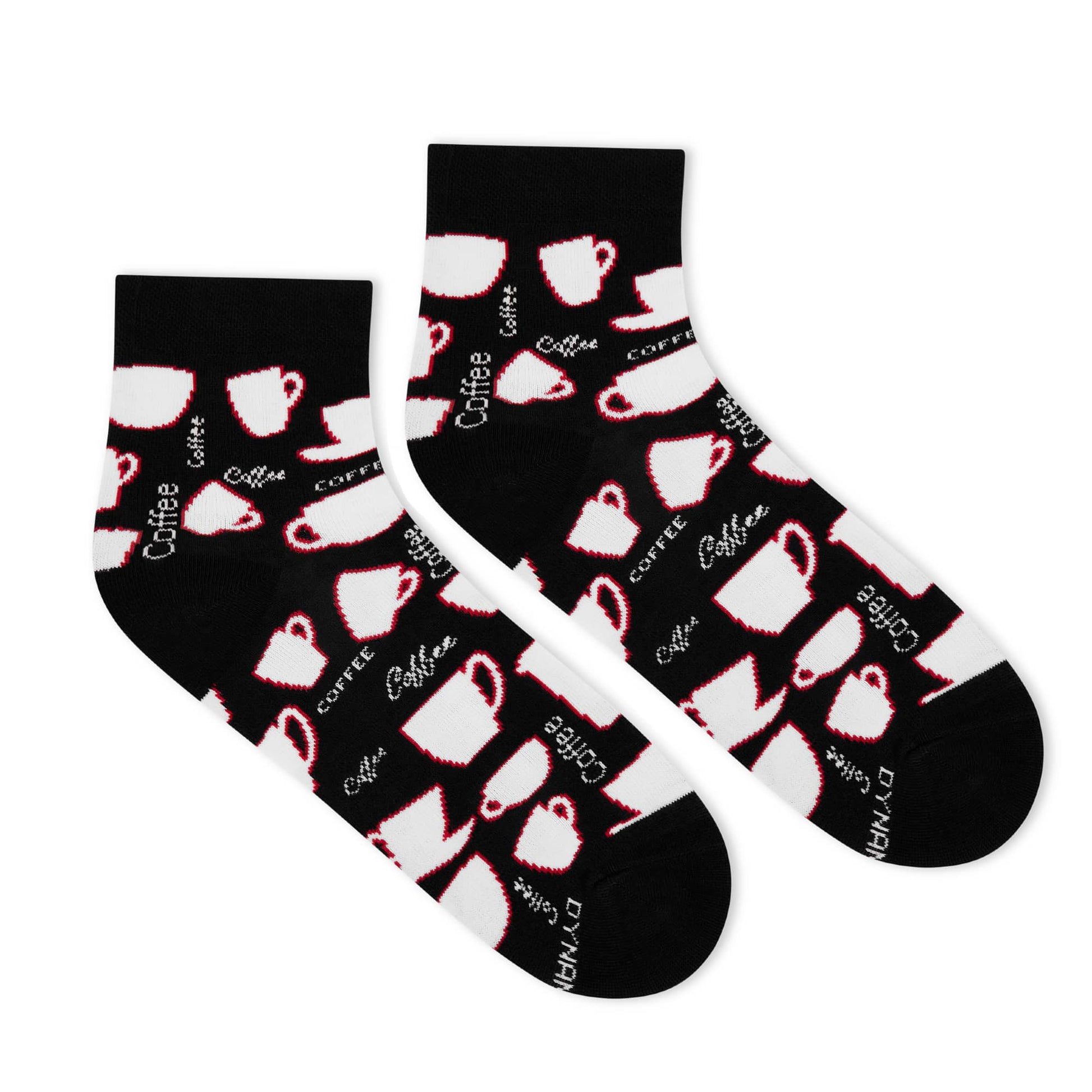 Dynamocks Black Coffee Ankle length socks for men and women.