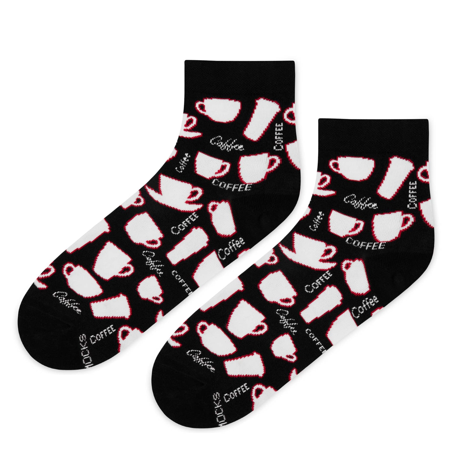 Dynamocks Black Coffee Ankle length socks for men and women.