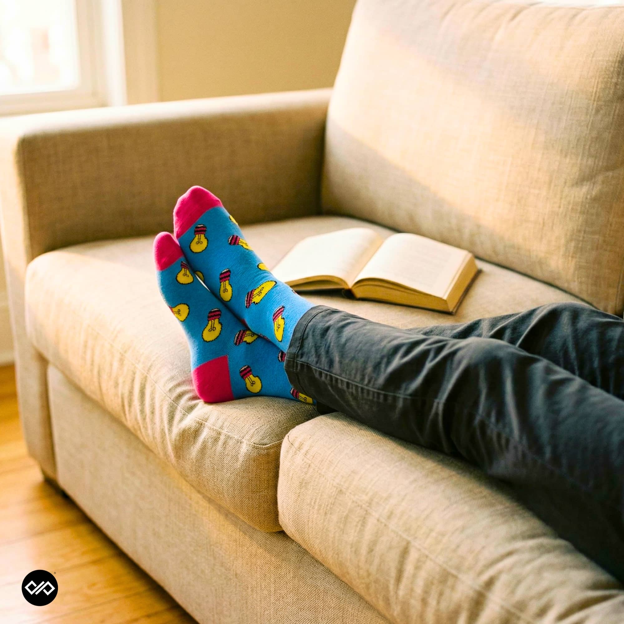 Dynamocks Bulb Crew Length Socks for Men and Women.