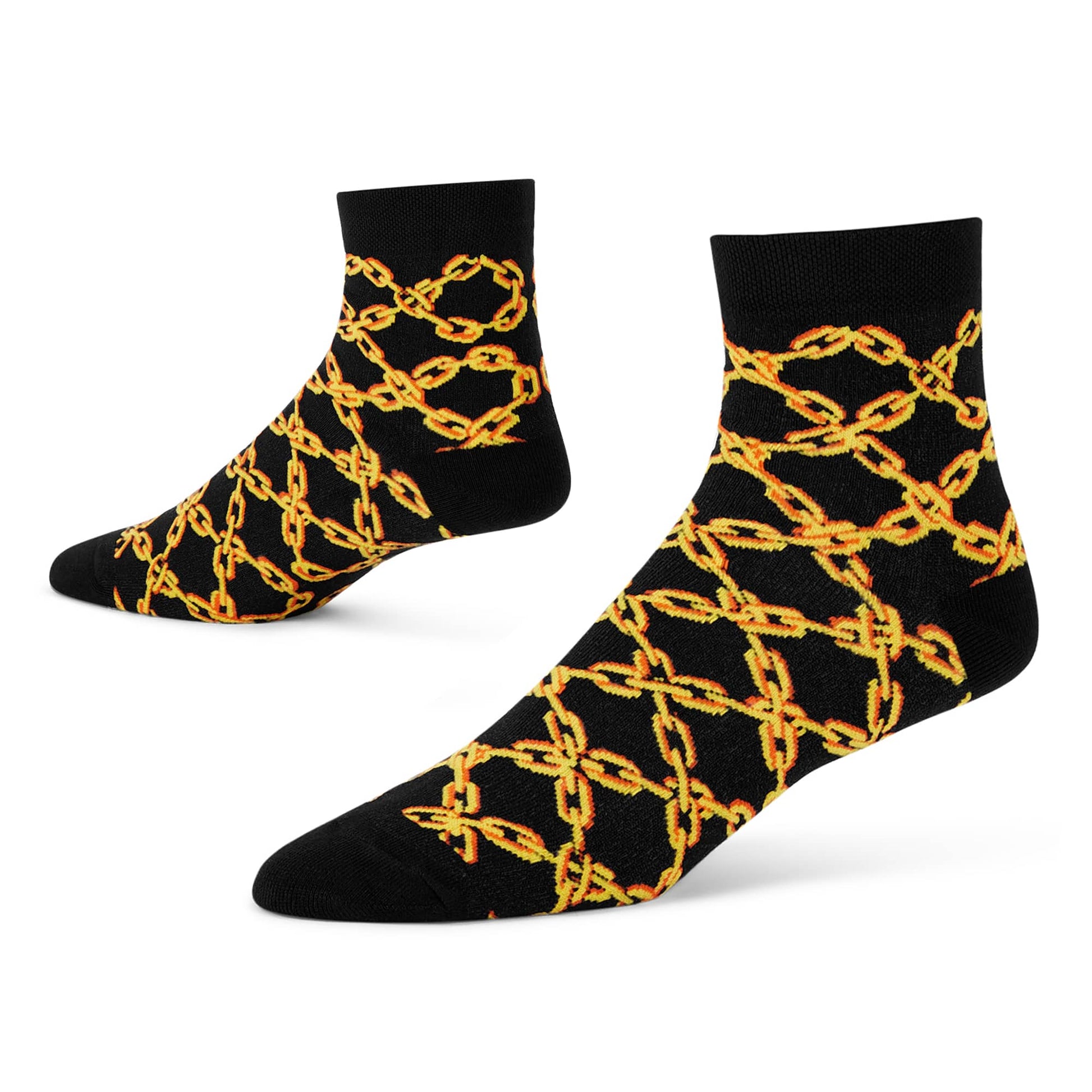 Dynamocks Chains Ankle Length socks for Men and Women.
