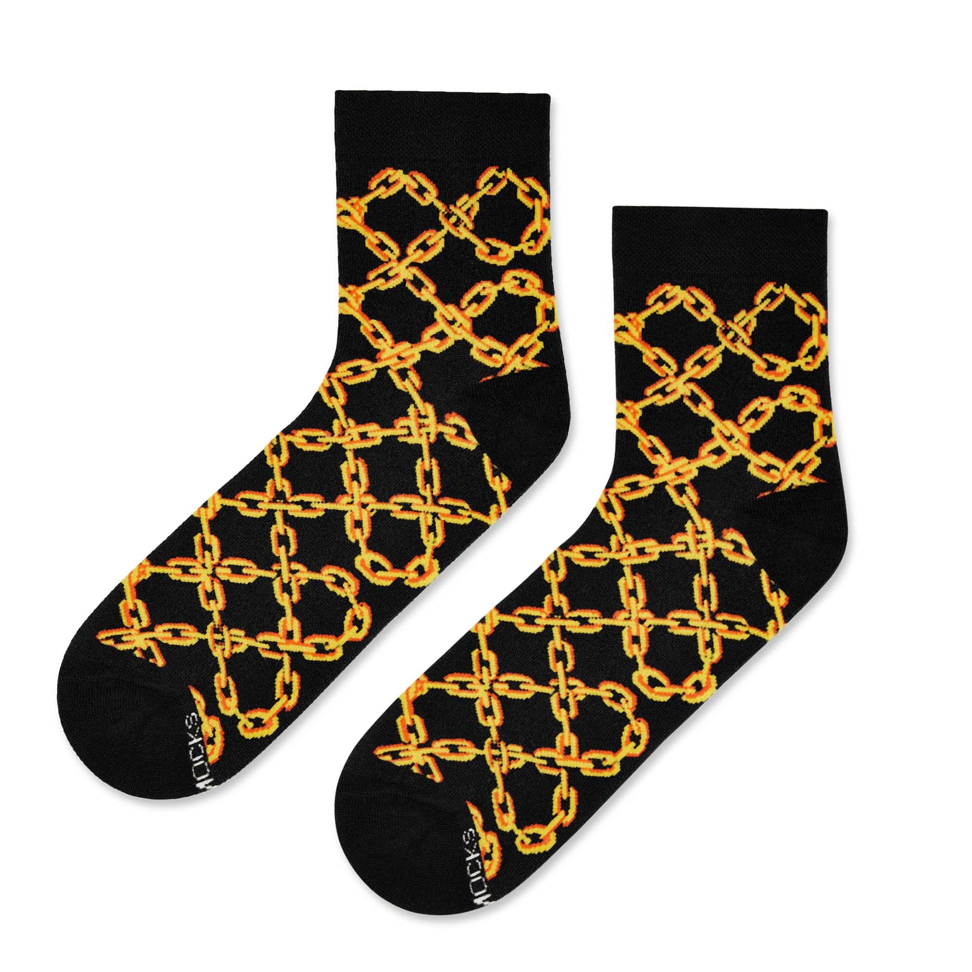 Dynamocks Chains Ankle Length socks for Men and Women.