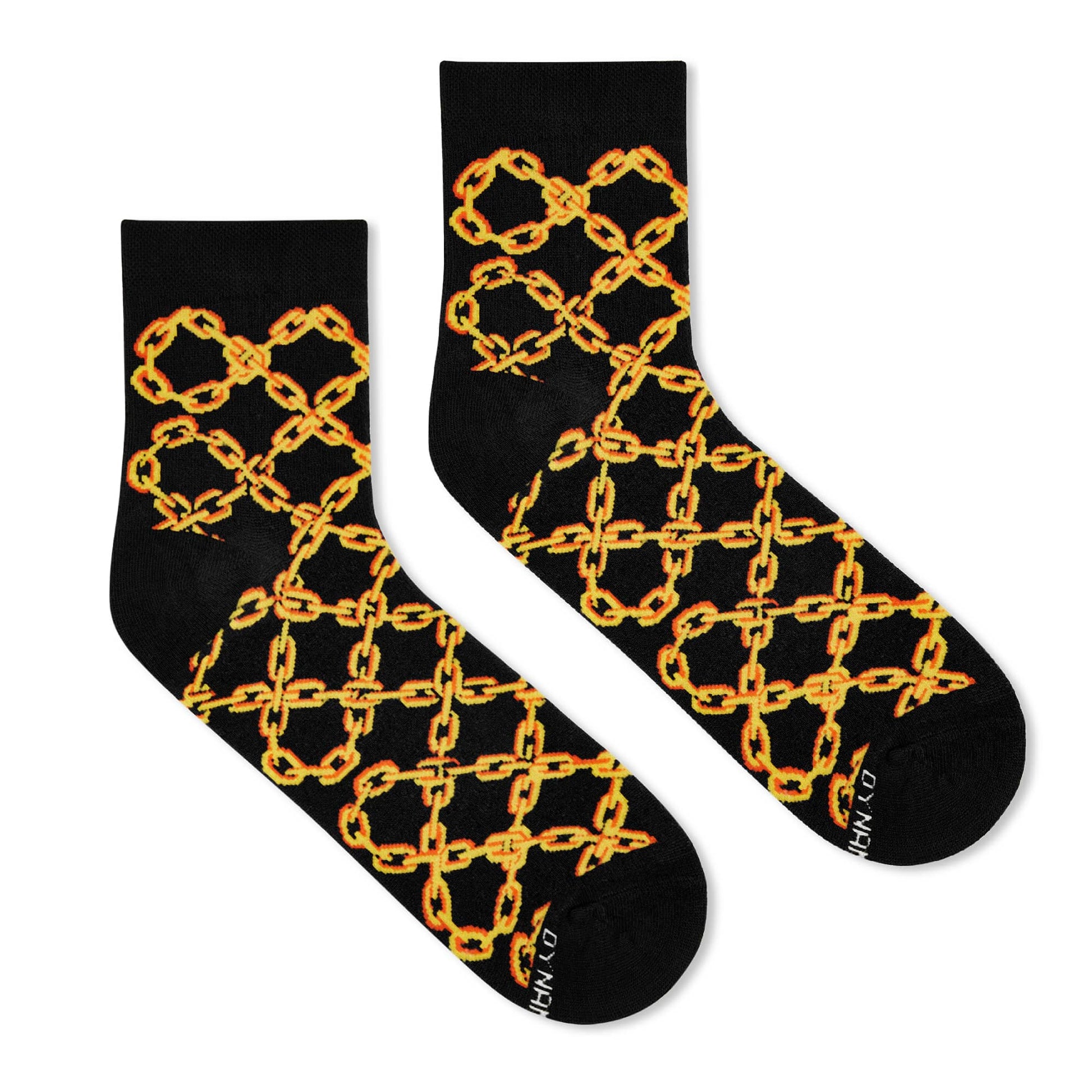 Dynamocks Chains Ankle Length socks for Men and Women.