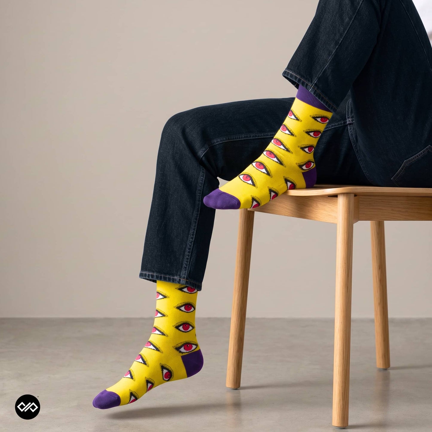 Dynamocks Eycon Crew Length Socks for men and women.