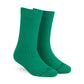 Dynamocks Green Crew Length Socks for Men and Women.