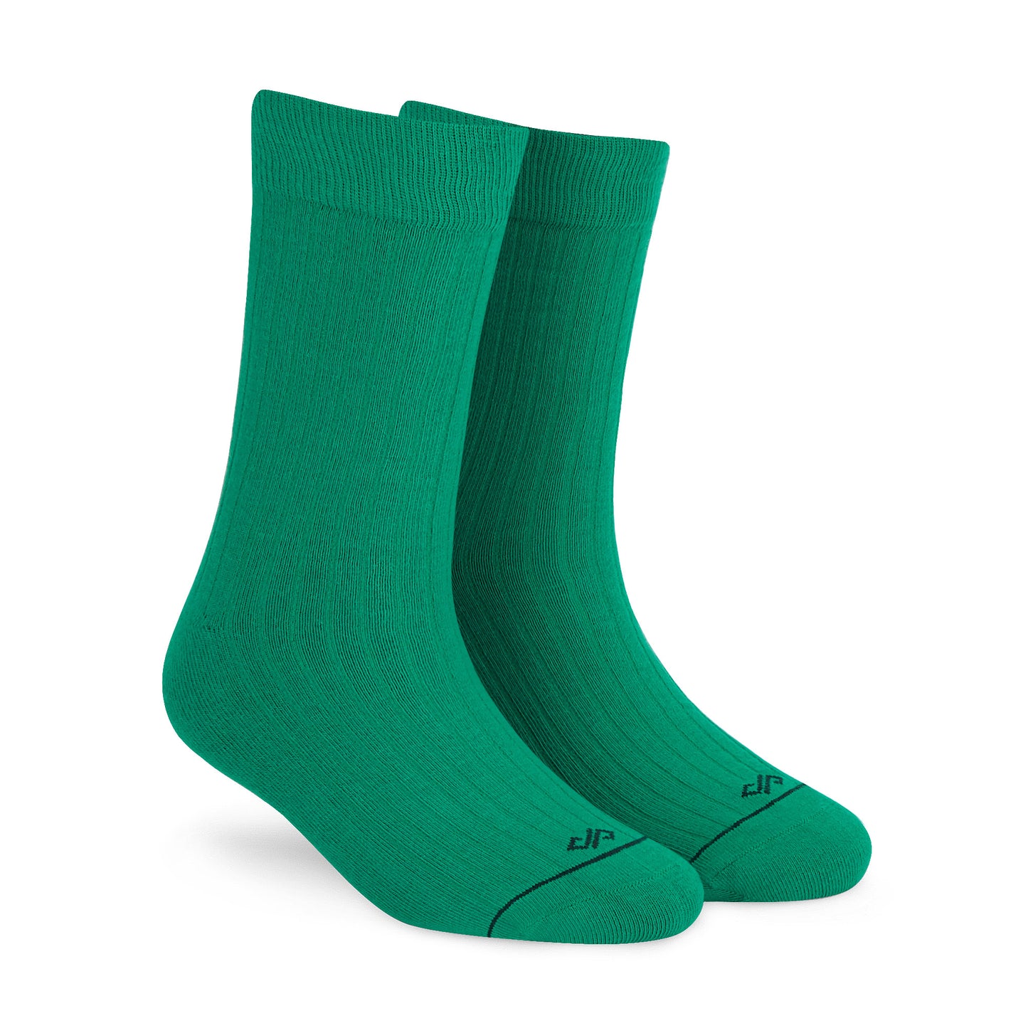 Dynamocks Green Crew Length Socks for Men and Women.