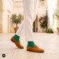 Dynamocks Green Crew Length Socks for Men and Women.