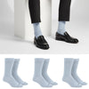 Dynamocks Black Crew Length Socks for Men and Women - Combo pack of 3 Pairs.