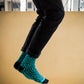 Dynamocks Hexagon crew length socks for men and women.