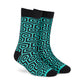 Dynamocks Hexagon crew length socks for men and women.