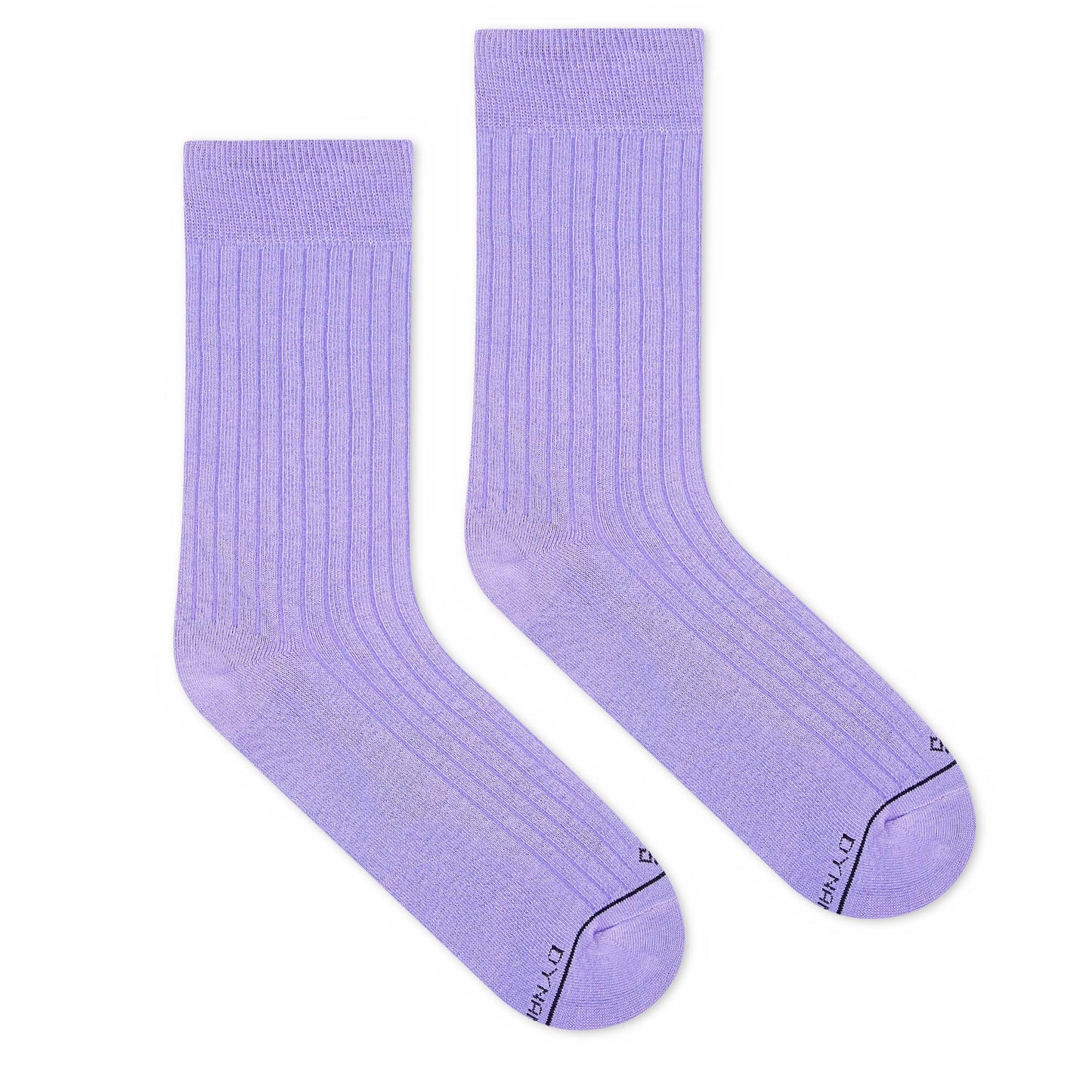 Dynamocks Lavender Crew Length Socks for Men and Women.