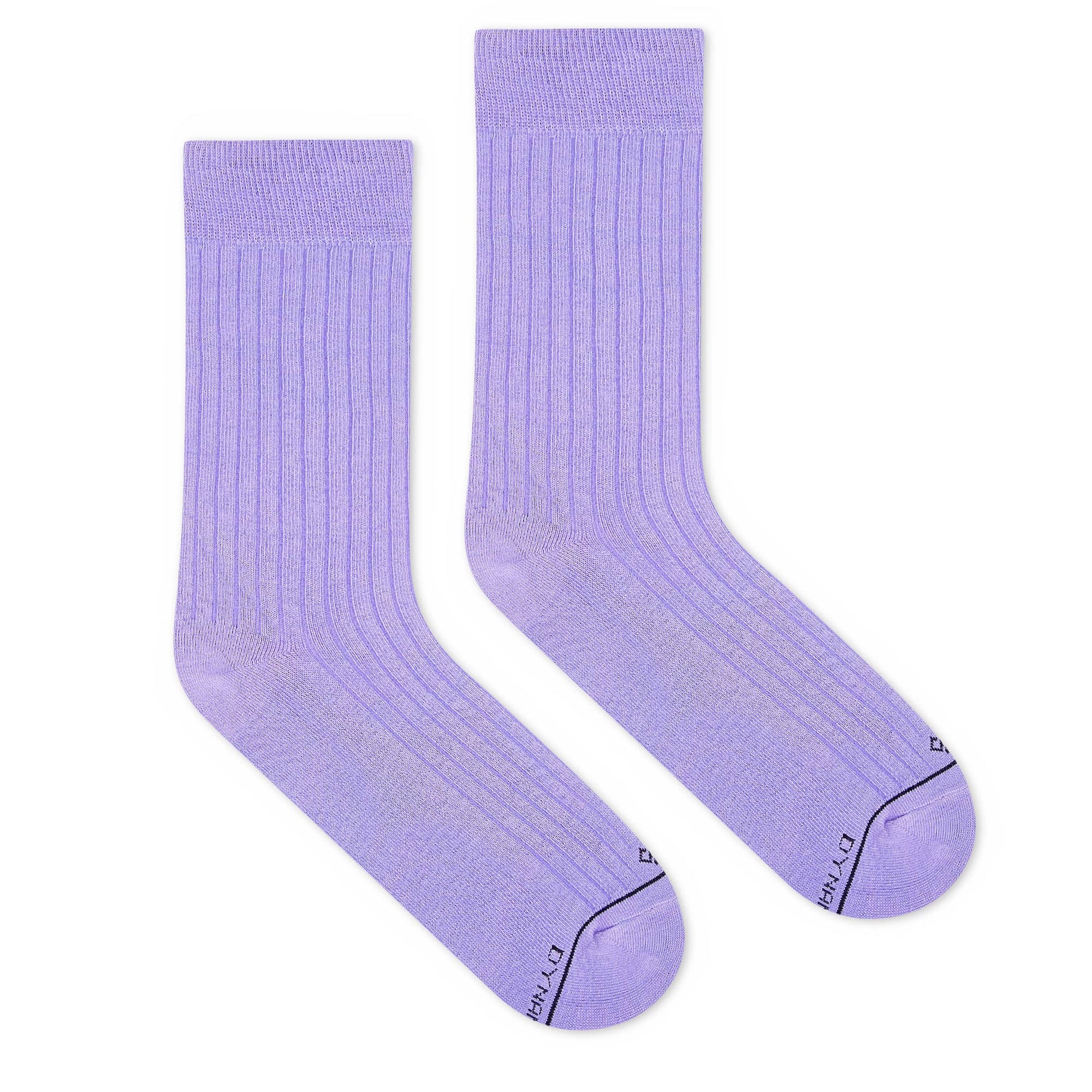 Dynamocks Lavender Crew Length Socks for Men and Women.