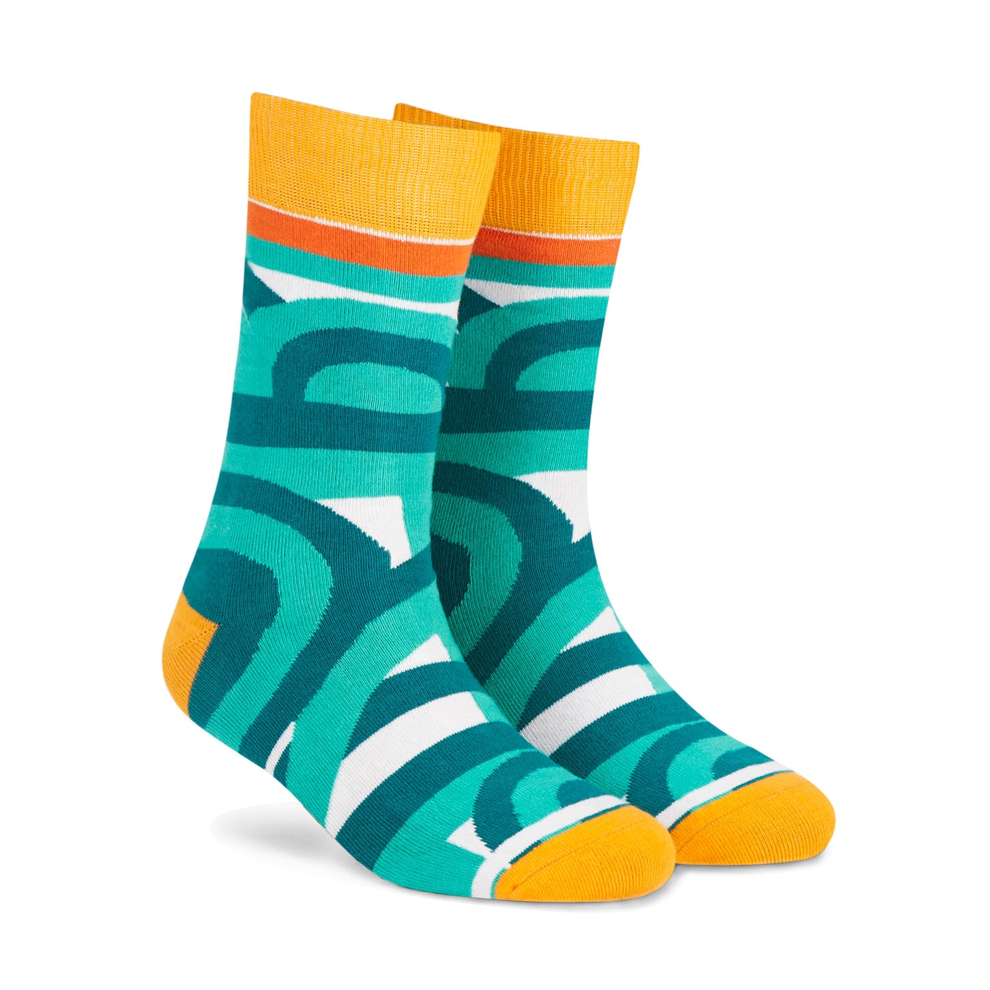 Dynamocks Maze Crew Length socks for men and women.