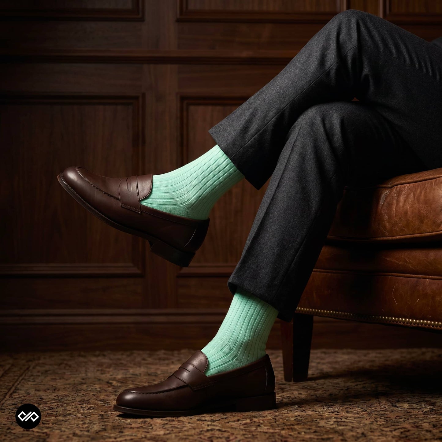 Dynamocks Aqua Crew Length Socks for Men and Women.