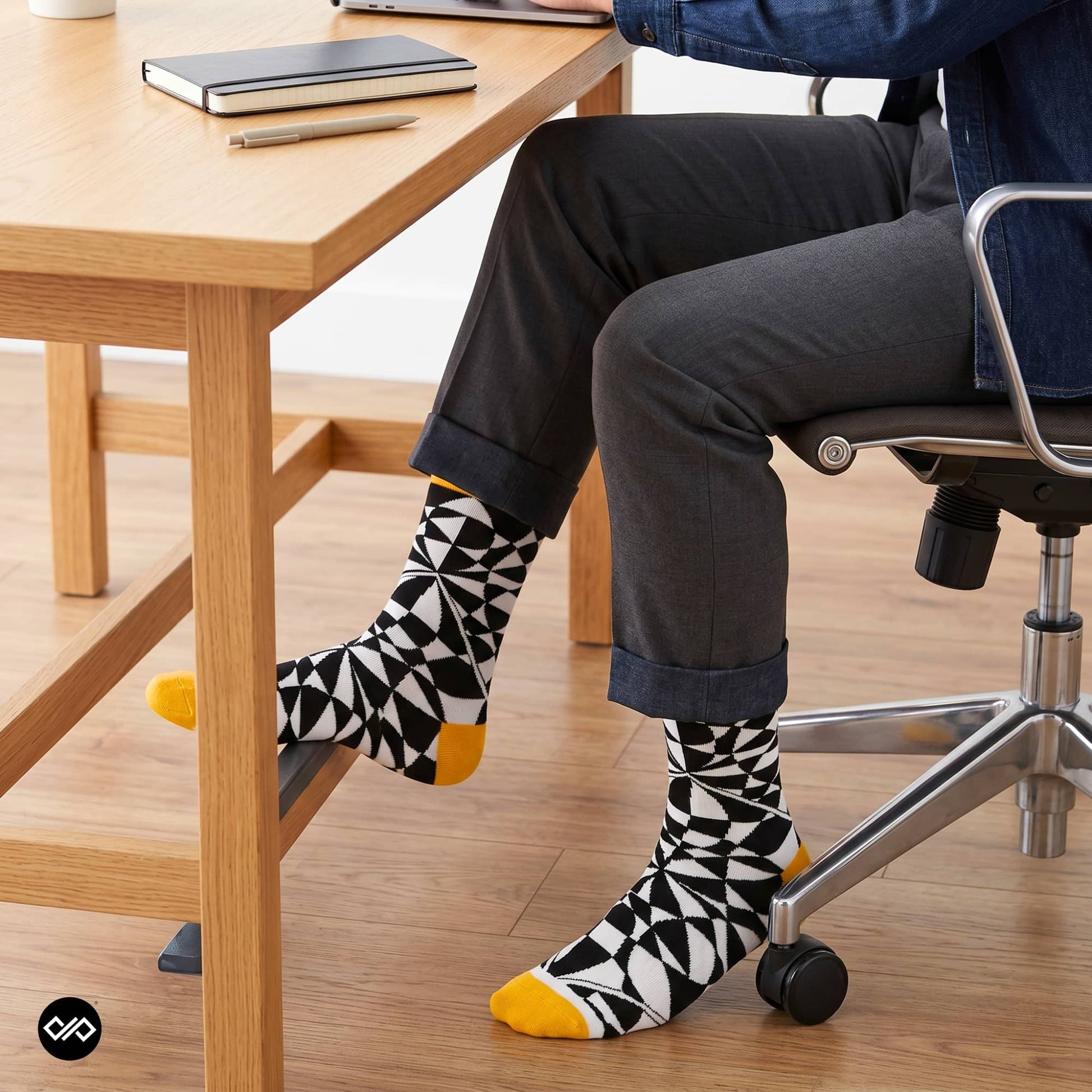 Dynamocks Mirage Crew Length Socks for men and women.