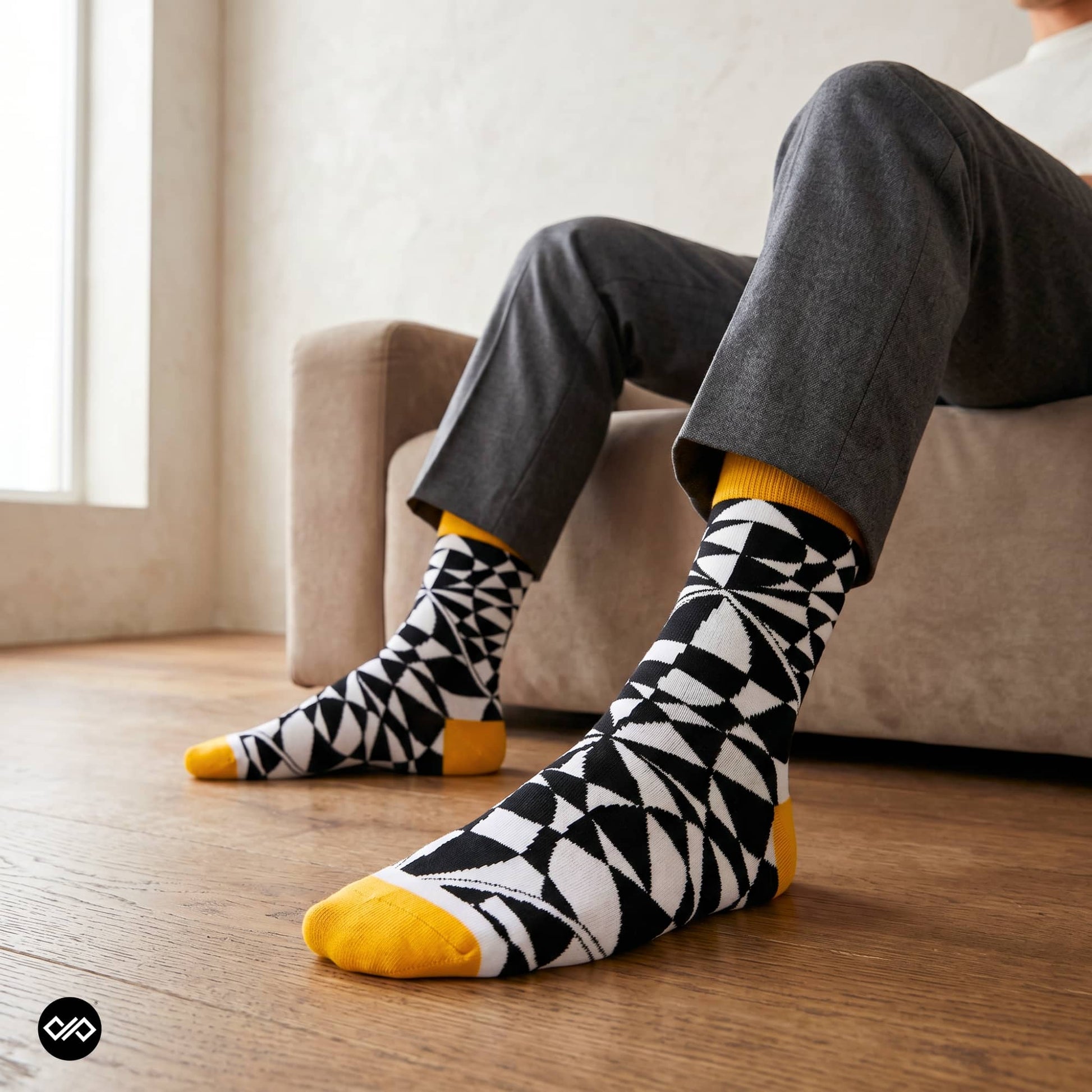 Dynamocks Mirage Crew Length Socks for men and women.