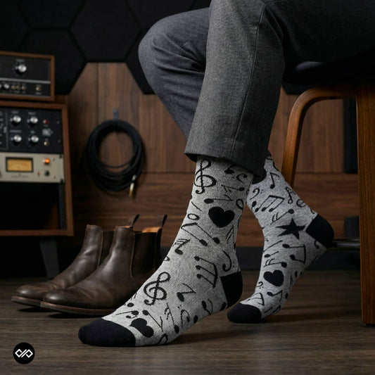 Music Cool Crew Socks for Men & Women | Dynamocks