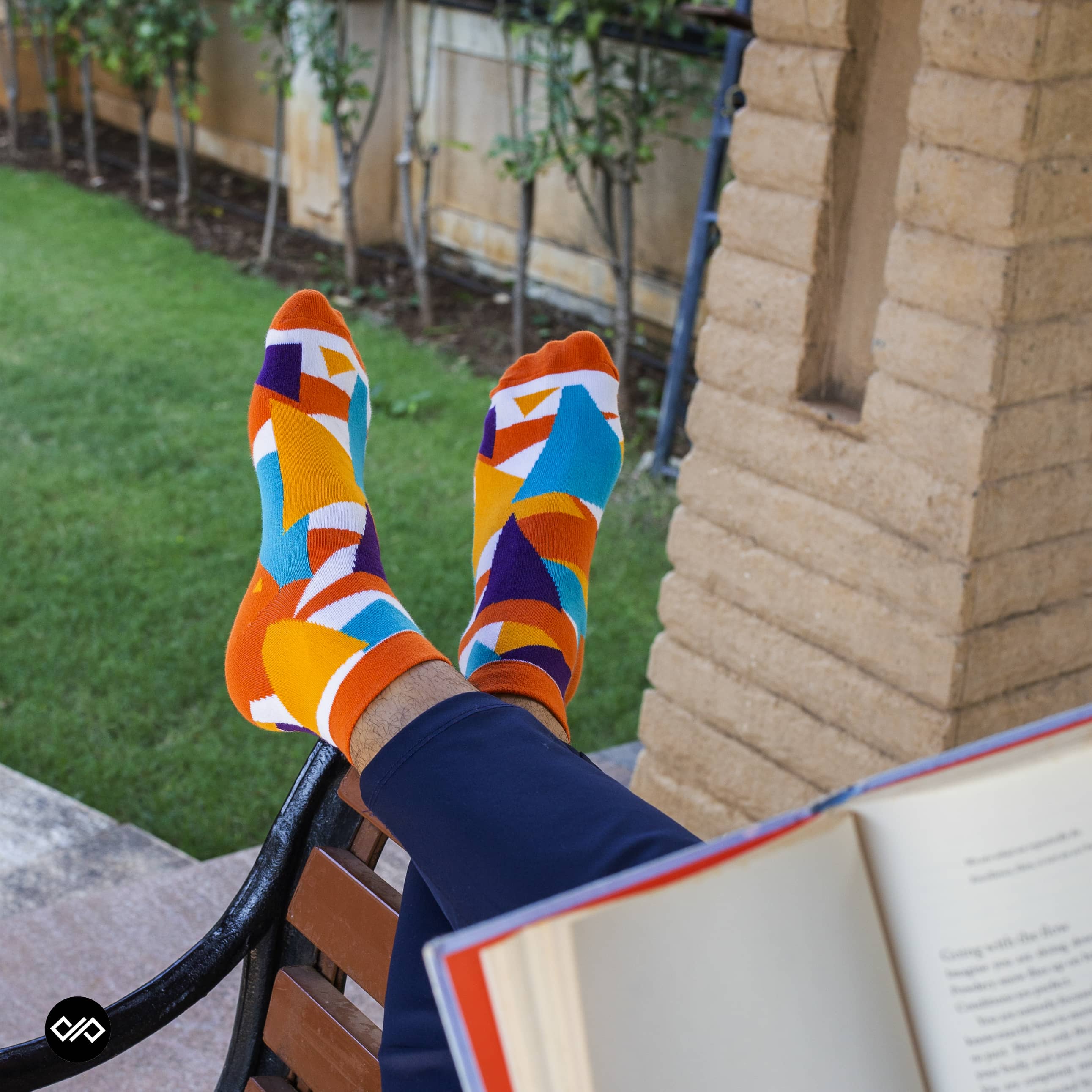 Dynamocks Pizzazz Ankle length socks for men and women.