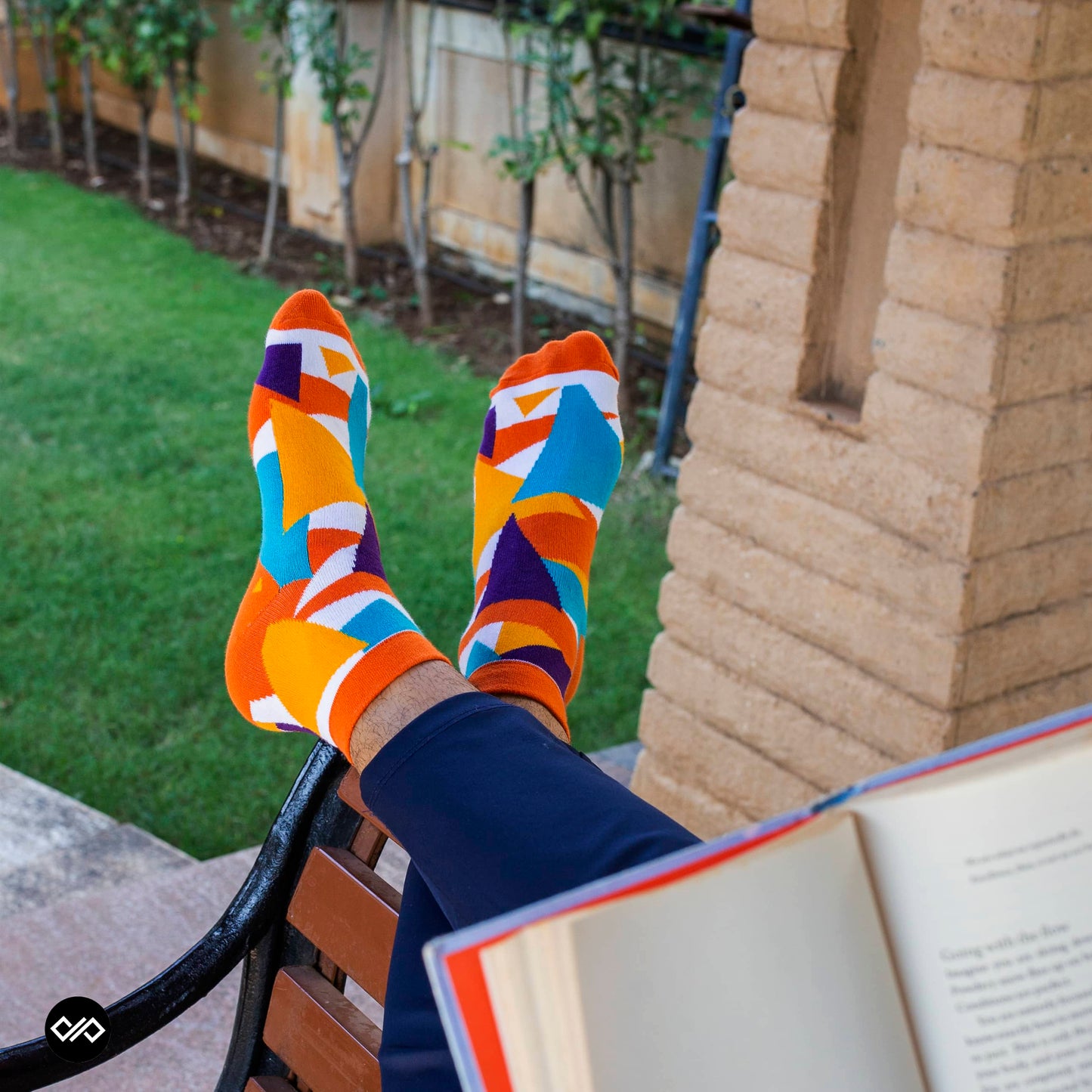 Dynamocks Pizzazz Ankle length socks for men and women.