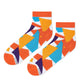Dynamocks Pizzazz Ankle length socks for men and women.