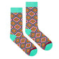 Dynamocks Rangoli Crew Length Socks for men and women.