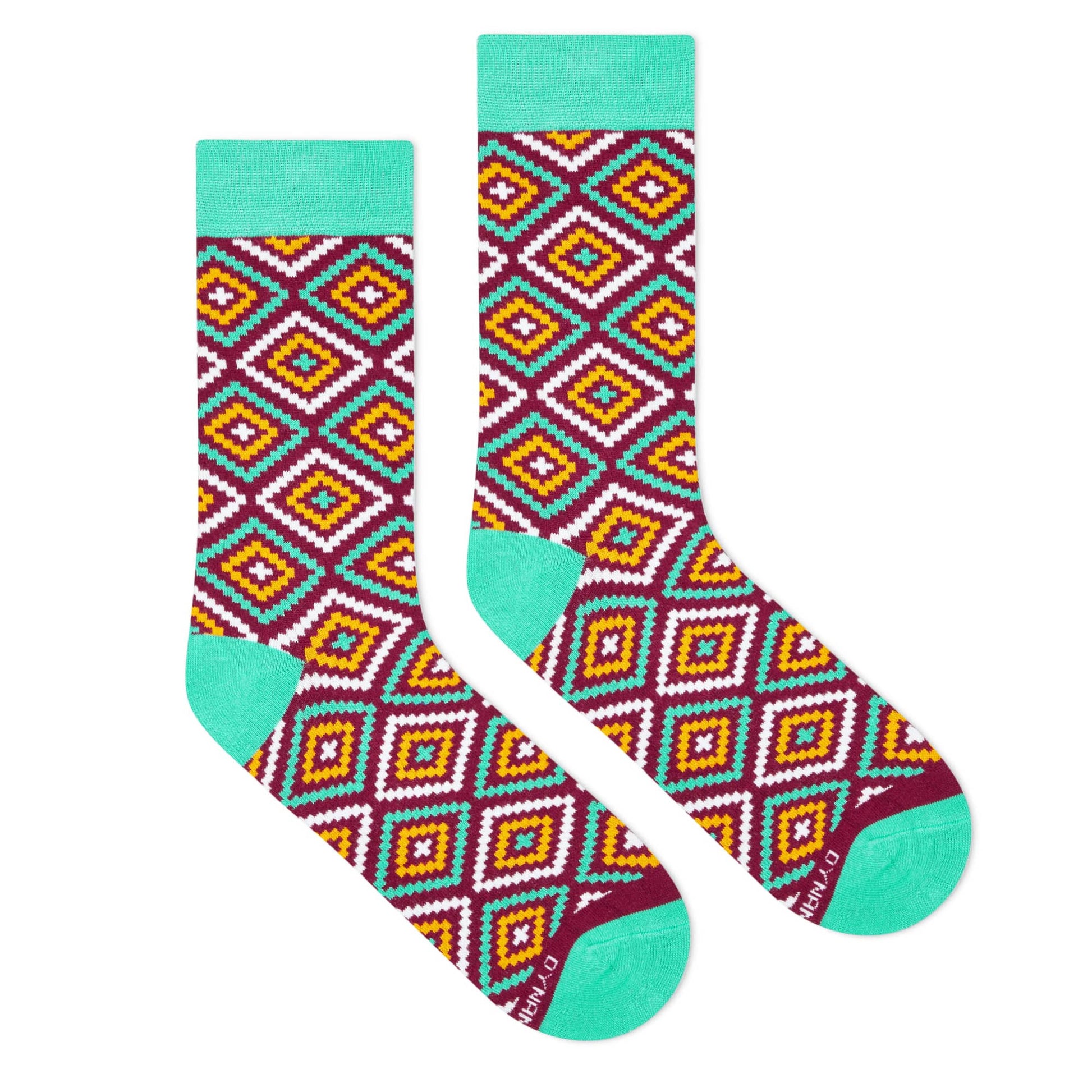 Dynamocks Rangoli Crew Length Socks for men and women.