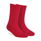Dynamocks Red crew length socks for men and women.