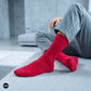 Dynamocks Red crew length socks for men and women.