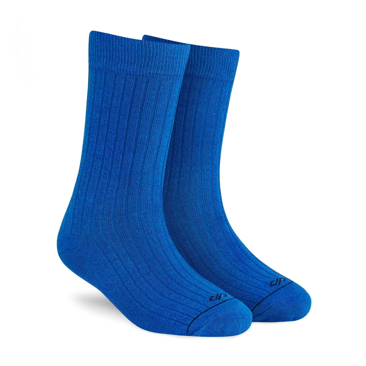 Royal blue solid crew socks for men and women – Dynamocks