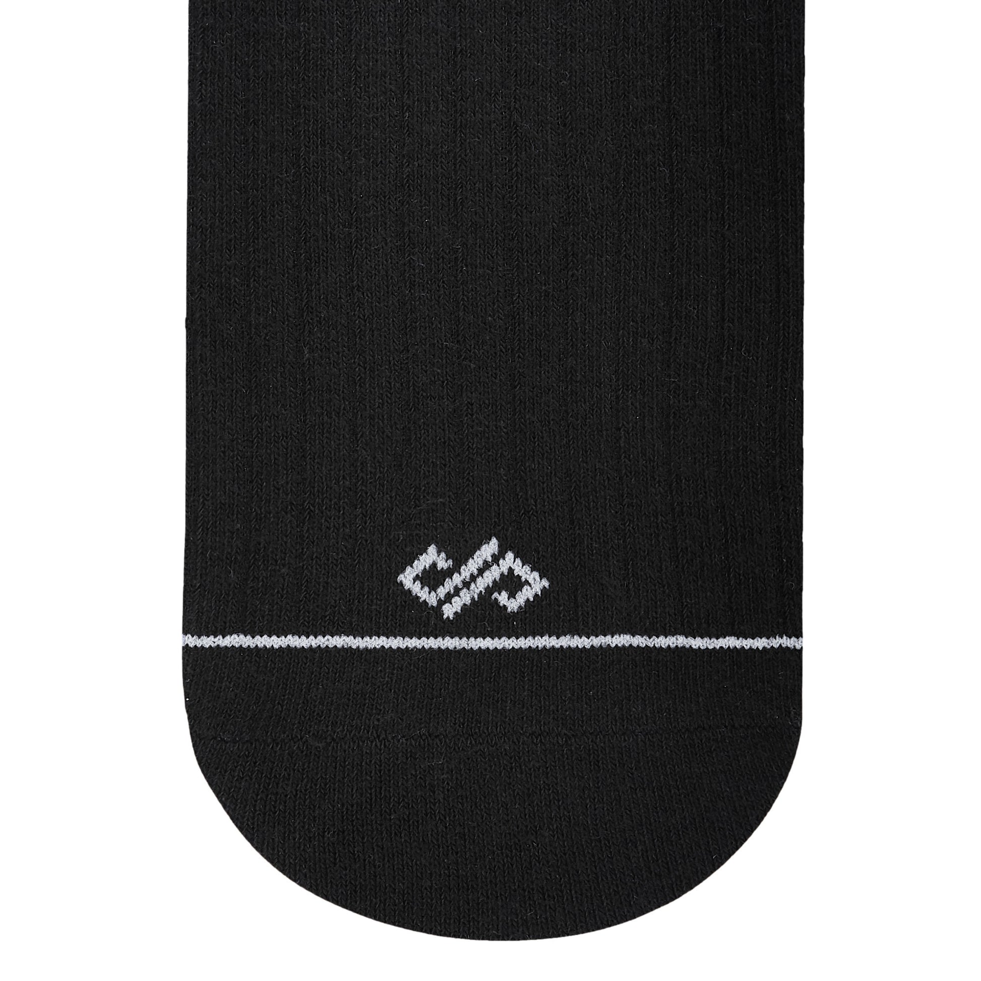 Dynamocks Solid Crew Black socks for men and women.