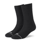 Dynamocks Solid Crew Black socks for men and women.