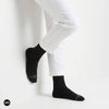 Dynamocks Solid Crew Black socks for men and women.