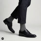 Dynamocks Solid Crew Dark Grey Crew Length Socks for Men and Women.