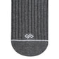 Dynamocks Solid Crew Dark Grey Crew Length Socks for Men and Women.