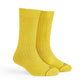 Dynamocks Gold crew length socks for men and women.