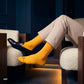 Dynamocks Solid Crew Mango socks for men and women.