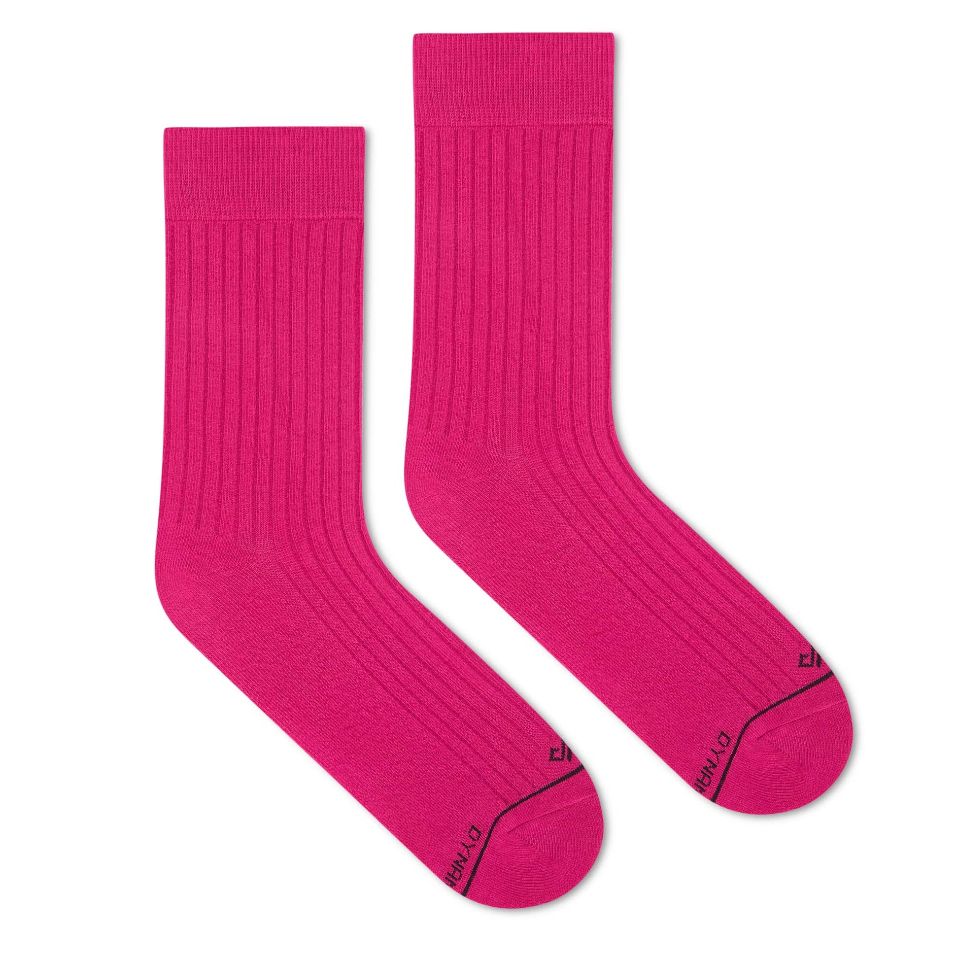 Dynamocks prism pink crew length socks for men and women.