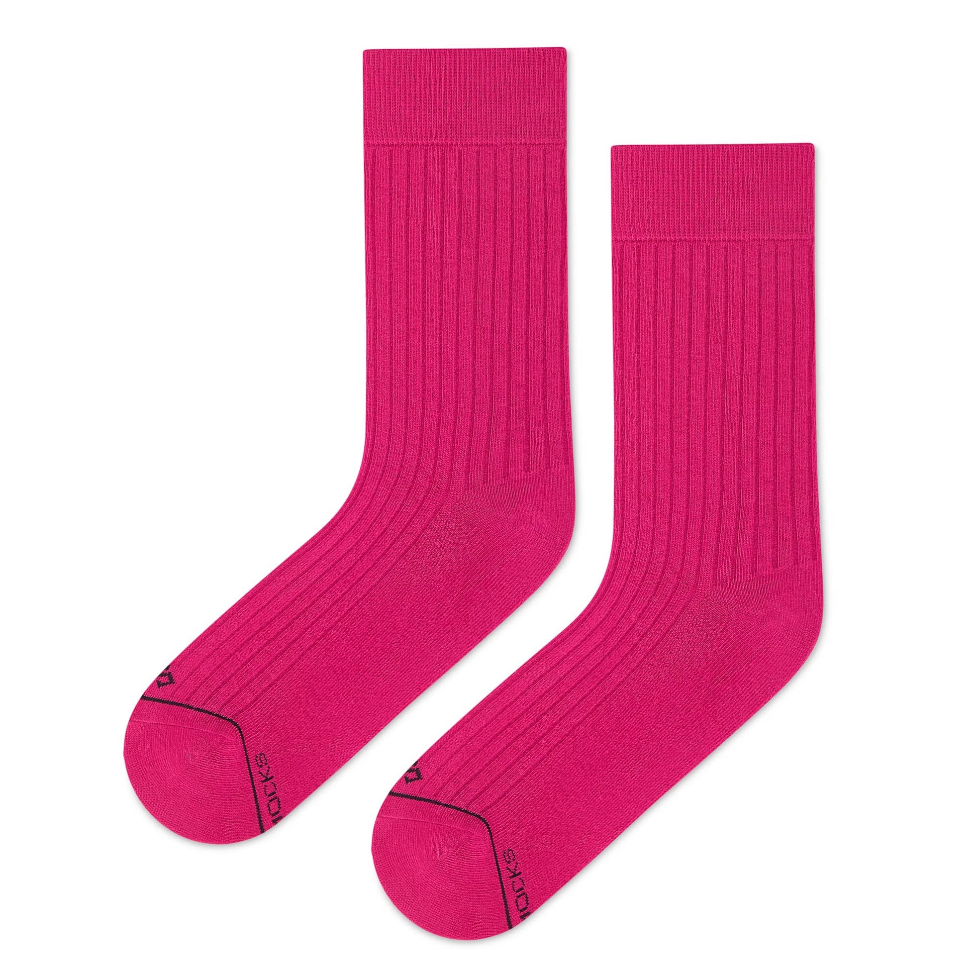 Dynamocks prism pink crew length socks for men and women.