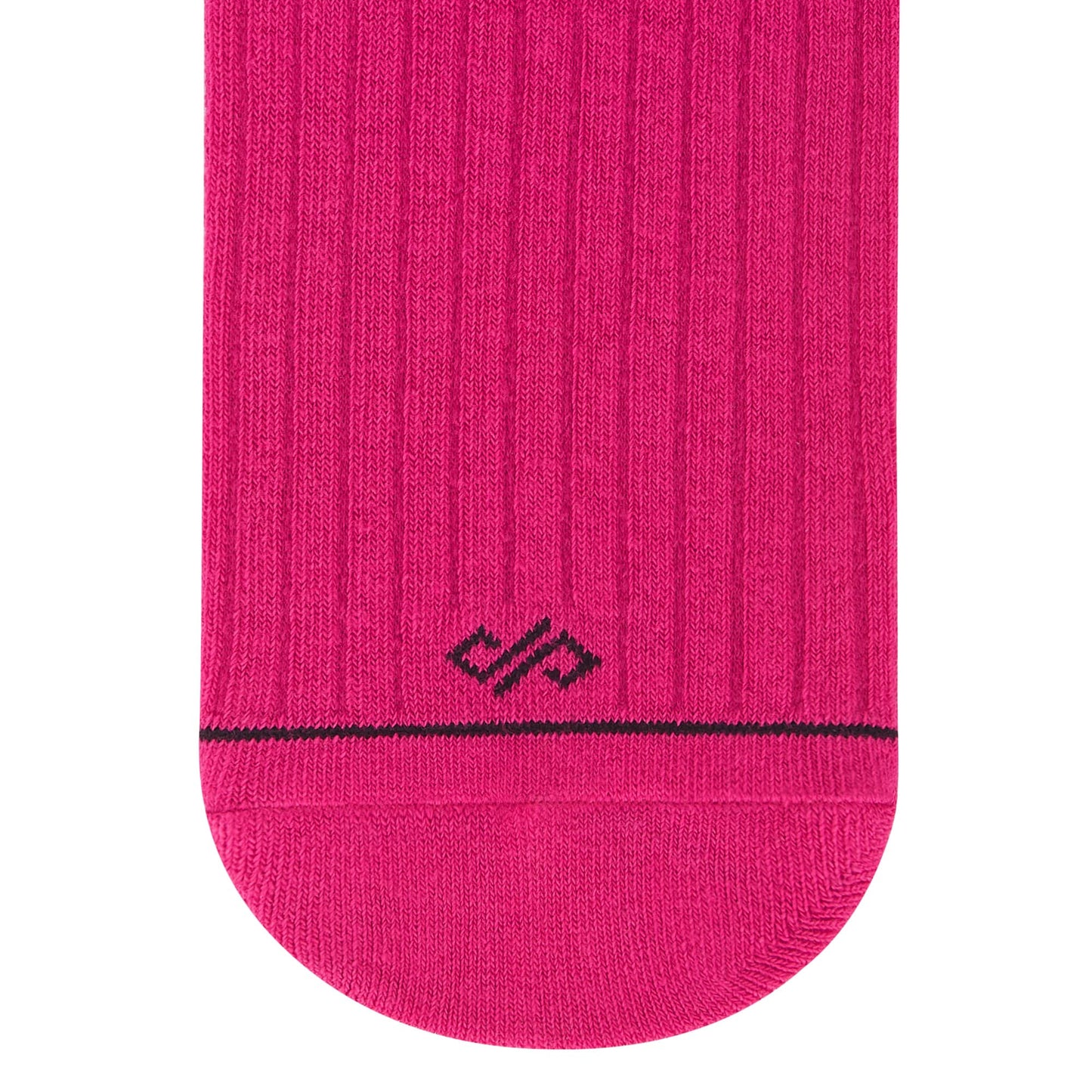 Dynamocks prism pink crew length socks for men and women.
