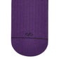 Dynamocks Solid crew purple crew length socks for men and women.