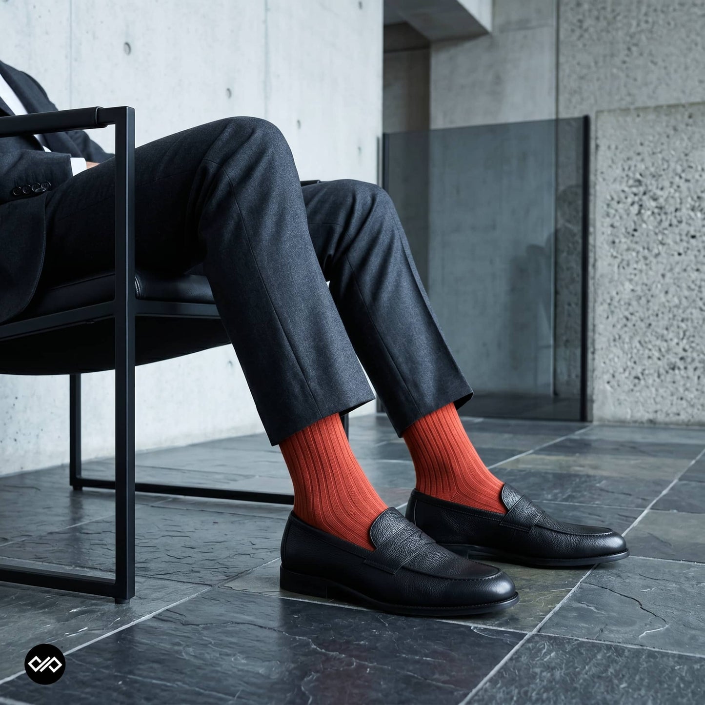 Dynamocks Rust Crew Length Socks for Men and Women.