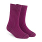 Dynamocks Solid Crew Wine Socks for Men and Women.