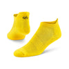 Dynamocks Solid Yellow Bamboo Ankle Socks for Men and Women - Main.