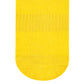 Dynamocks Solid Yellow Bamboo Ankle Socks for Men and Women - Closeup.