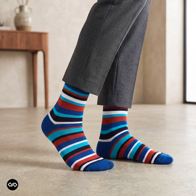 Stripes 1.0 — Striped Crew Socks for Men & Women | Dynamocks