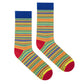 Dynamocks Stripes 10.0 Crew Length Socks for Men and Women.